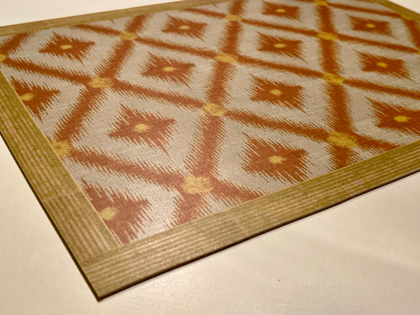 Ethnic Yellow, set di 4 tovagliette in vinile
